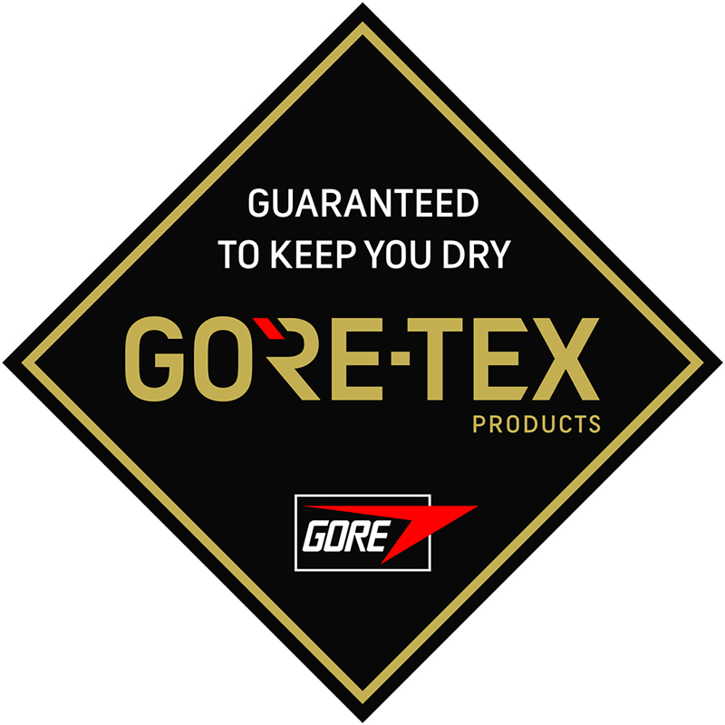 Gore-Tex Guaranteed to keep you dry